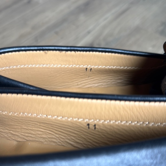 Tod's Black Leather Slip-On Loafers - Picture 3 of 4